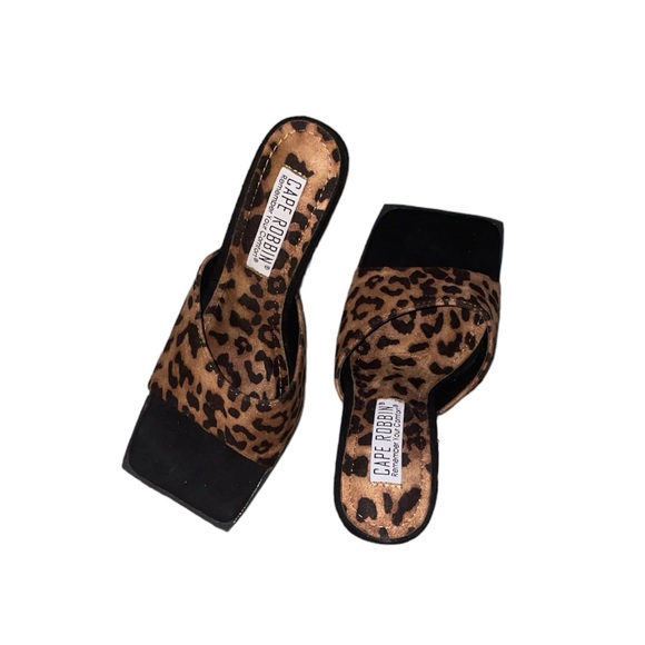 Brand new without tag/box Cape Ribbon Square Toe High Heeled Shoes - Picture 3 of 6